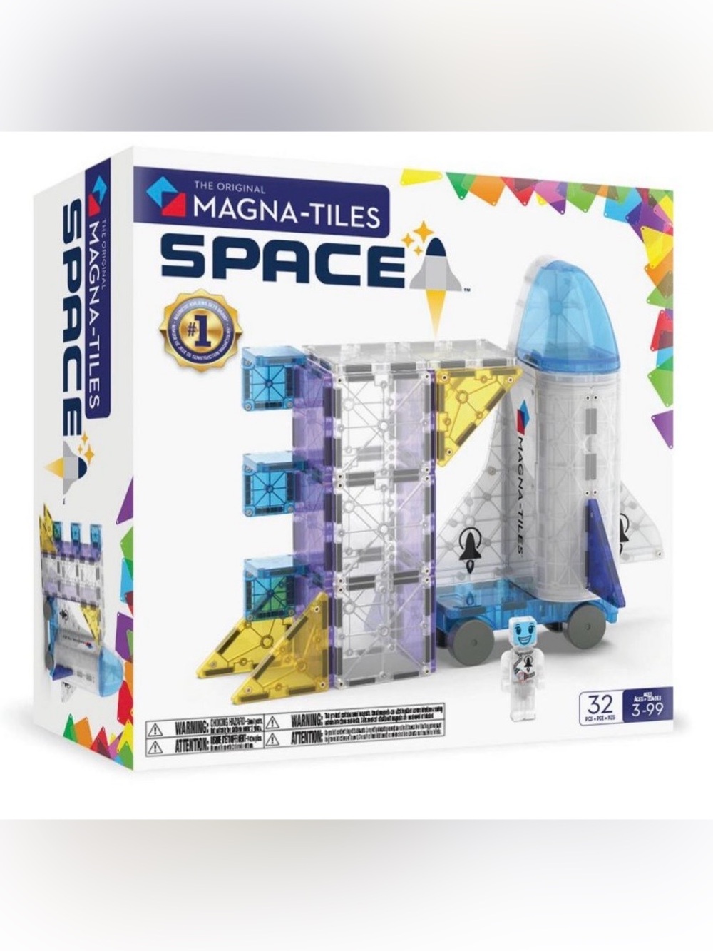 MAGNA-TILES SPACE: Magnetic Building Set, Complete Set